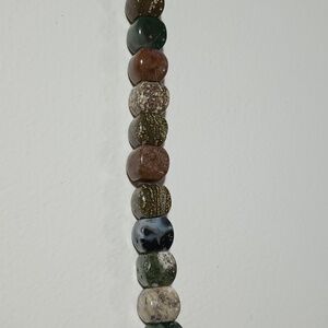 Bead Ocean Jasper Natural B/C Grade 10x10mm Square 16" Strand 6516CK